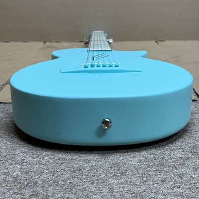 Enya Nova Go Carbon Fiber Acoustic Guitar w/ Gig Bag – Blue – Good Condition image 12