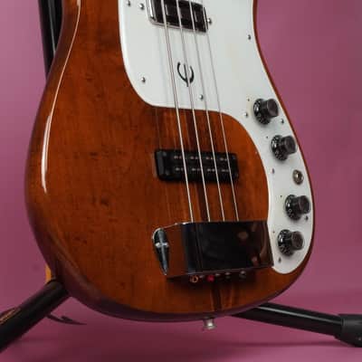 Epiphone Newport Bass 1970's Walnut Medium Scale MIJ Japan Matsumoku JV image 2