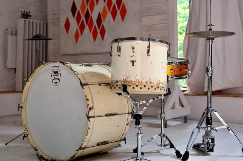 Ludwig WFL 1930-40 ex Sound City Studio LA the kit from Bun E Carlos - Cheap Trick band image 1