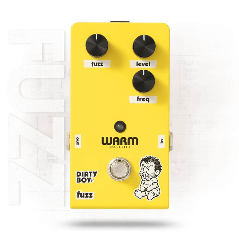 Warm Audio Dirty Boy Jr. Fuzz 2026 - Present - Yellow