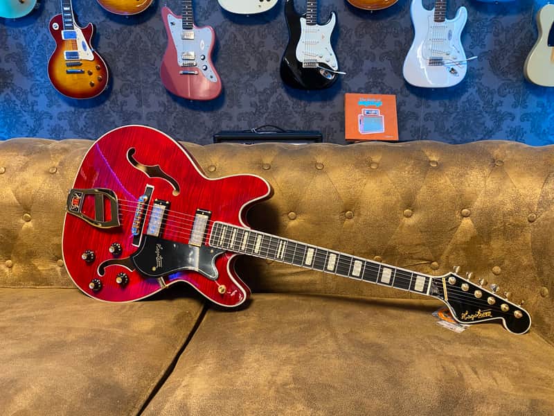 Hagstrom 67’ Viking II “Elvis Come Back Special 68” Replica Free Case image 1