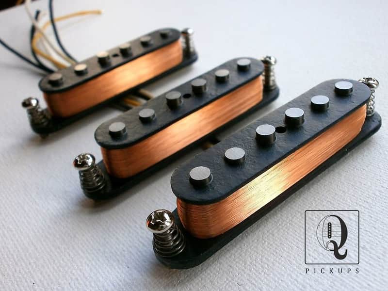 HOT Stratocaster A5 Guitar Pickups SET SRV Hand Wound Strat Q pickups Stevie Ray Vaughan image 1