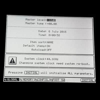Graphic Display Upgrade - Akai MPC4000 / DPS16 Custom (Black on White) LED Graphic Display image 2