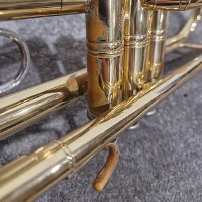 Elkhart Series 2 Vintage Brass Trumpet - Well-Preserved Craftsmanship - Good w/ Hard Case image 7