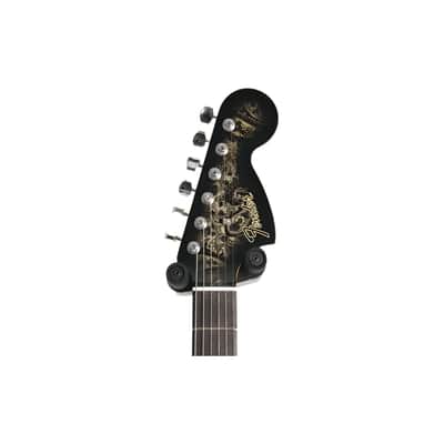 Fender Custom Shop 2024 Limited Edition 1968 Stratocaster Electric Guitar - Black Paisley, Journeyman Relic image 5