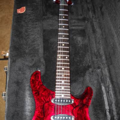 PRS Standard 24 Studio 1988 Red Multifoil *super rare* with up bend trem Route image 8