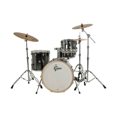Gretsch Catalina Maple 4-Pc Shell Pack w/22" Kick & Snare - Black Stardust image 2