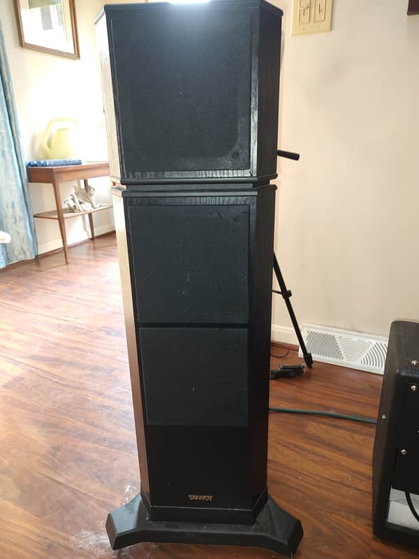 Tannoy 613 Circa 1993 - Black oak, faux matble. | Reverb