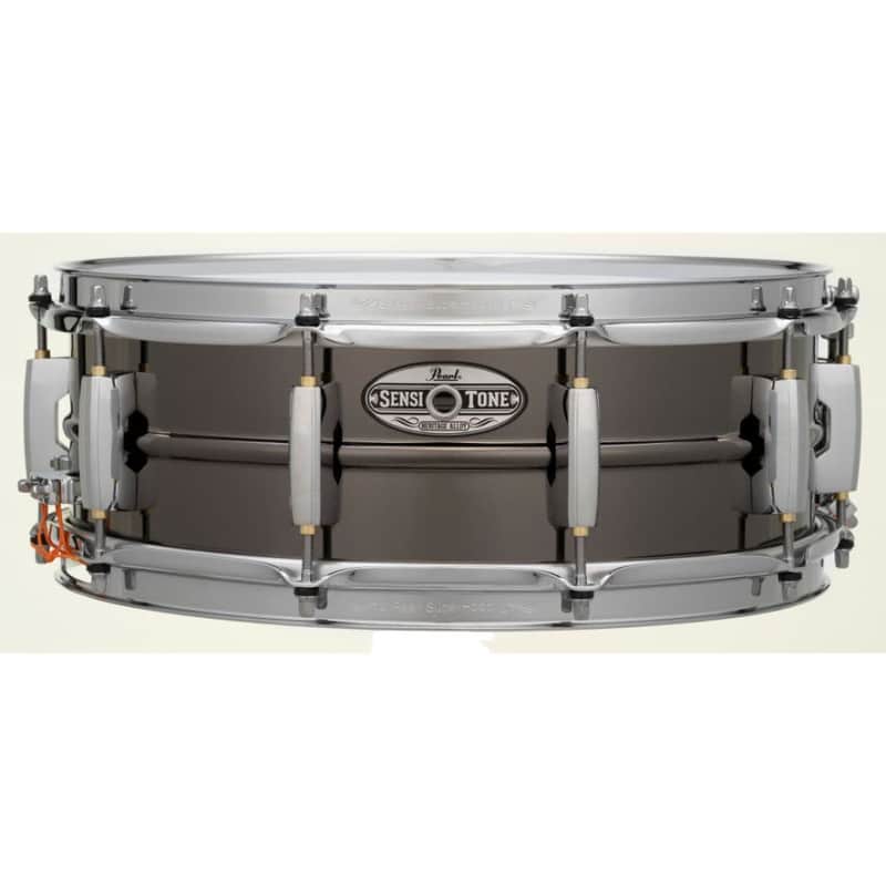 Pearl Sensitone Heritage Alloy Snare Drum 14x5 Black Nickel Over Brass image 1