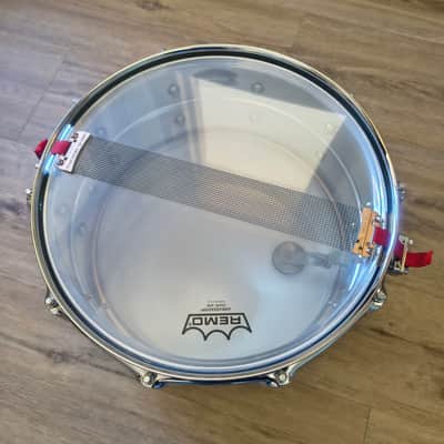 Yamaha SD3965 14x6.5 CHROME OVER ALUMINUM SNARE anni 2000 image 7