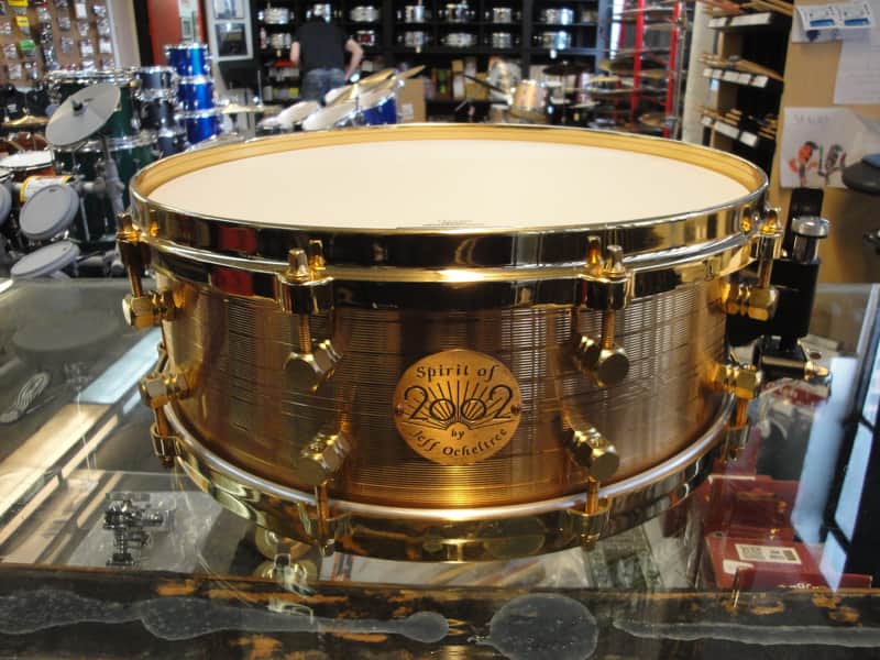 Paiste Spirit of 2002 by Jeff Ocheltree 14 x 5 Snare Drum Bronze - RARE Limited Edition image 1