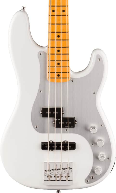 Fender American Ultra II Precision Bass, Maple Fingerboard, Avalanche image 1