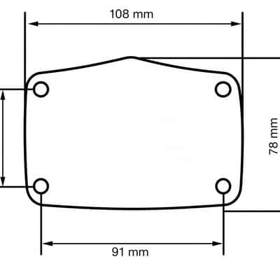 TAMA Bass Drum Blanking Plate Pre-Bent Stainless Steel 304 HQ Starclassic OR Superstar (New) image 5