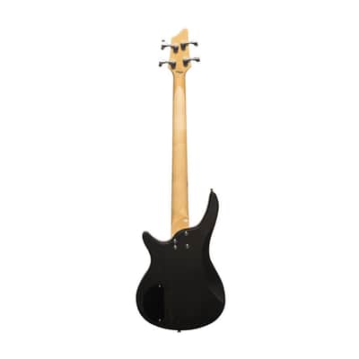 Stagg Fusion 3/4 Size Black Electric Bass Guitar With Solid Ash Body image 3