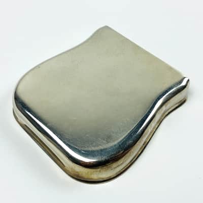 Fender Nocaster Broadcaster Esquire Blackguard Telecaster Ashtray Bridge cover  1950’s - Nickel image 2