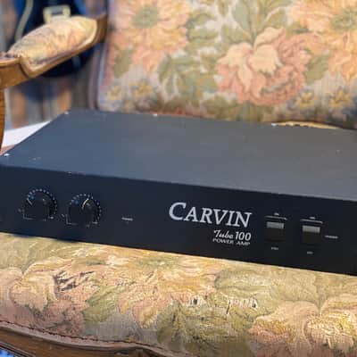 Carvin TUBE 100 Stereo Power Amp Black image 2