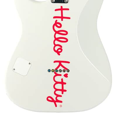 New Squier Hello Kitty Stratocaster White w/Hello Kitty Graphics #CYKF25009084 image 4