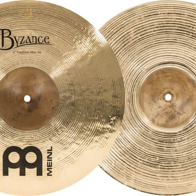 Meinl Cymbals Byzance Brilliant Polyphonic Hi-hats - 15 inches image 1