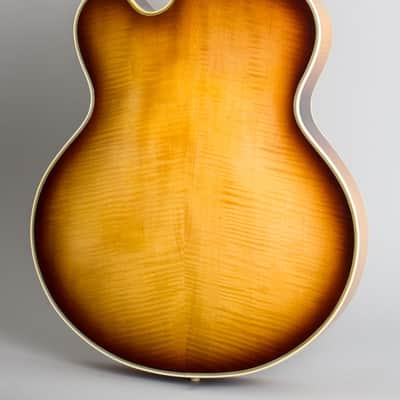 D'Aquisto New Yorker Delux Arch Top Acoustic/Electric Guitar (1967) - Sunburst Lacquer original black hard shell case image 4