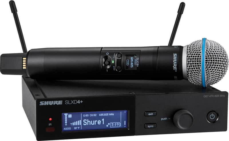 Shure SLXD24+/B58 Handheld Wireless Microphone System image 1