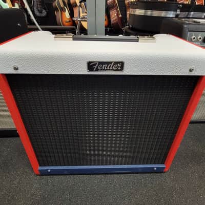 Ltd Ed. Fender Blues Junior IV Tri-Color, Red, White, and Blue All Tube Combo Amp image 1
