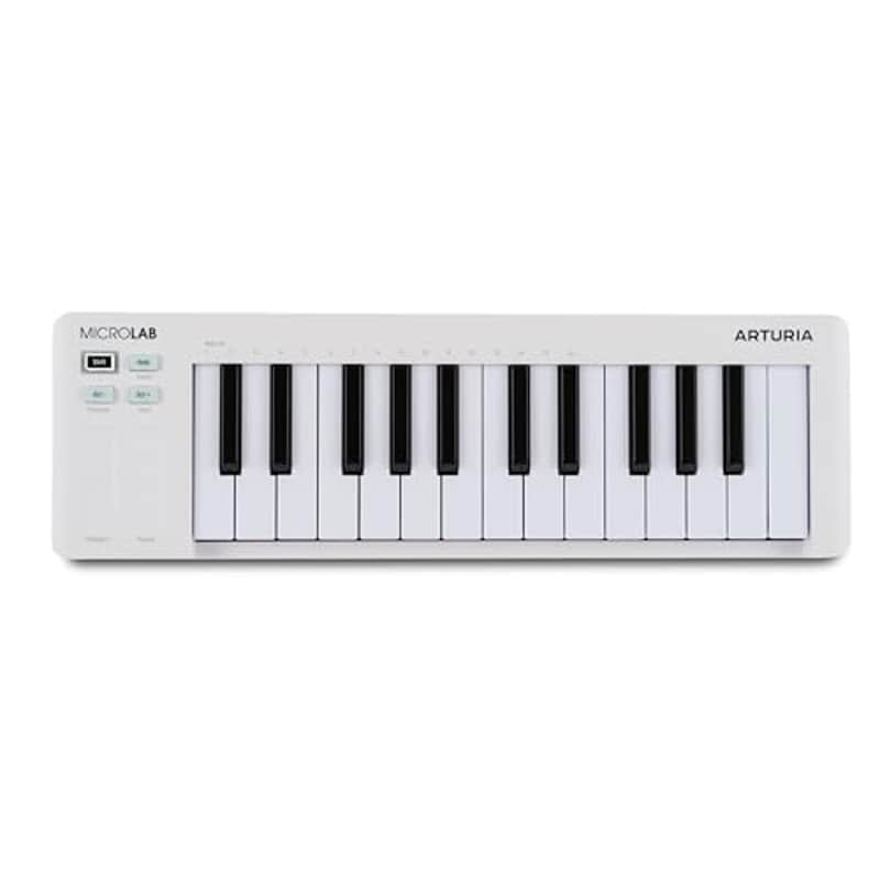 Arturia MICROLAB-MK3 Universal Midi Controller (White) image 1