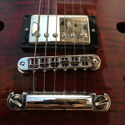 Heritage H-535 Semi-Hollow Body Trans Red Wine image 8