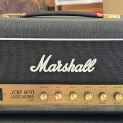 Marshall Studio Classic SC20H "JCM 800 Lead Series" 20-Watt Guitar Amp Head 2020 - Present - Stealth Black image 1