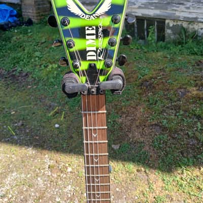Dean Dimebag Dime Razorback Slime Green Bumblebee image 4