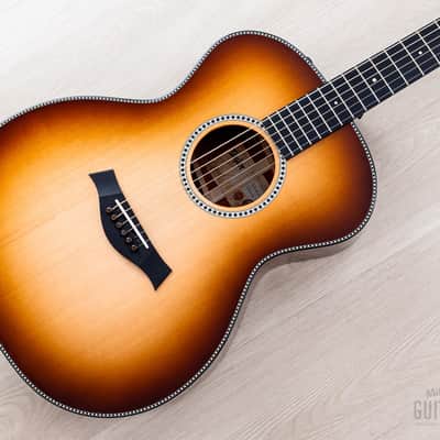 2022 Taylor Custom Grand Auditorium Non-Cutaway Acoustic Electric Guitar w/ Adirondack Top & Rope Binding image 1