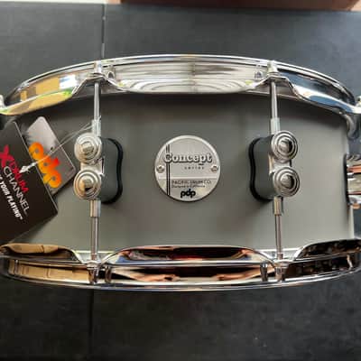 PDP 5.5" x 14" Concept Maple Snare Drum - Satin Pewter image 1