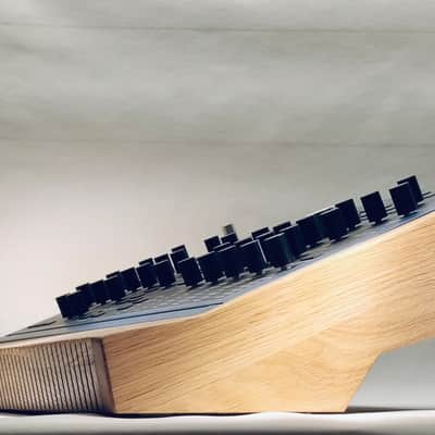 Waldorf Kyra  //  Handcrafted Synth Stand // Solid Walnut , Oak ,Oak stained black image 6