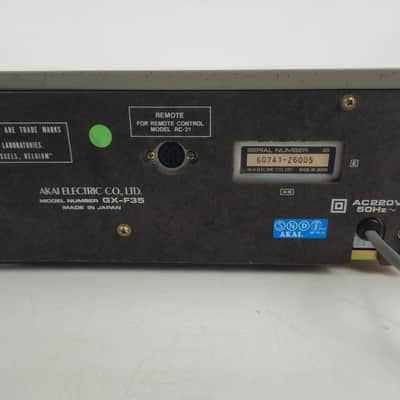 Akai - GX-F35 - Stereo Cassette Deck image 11
