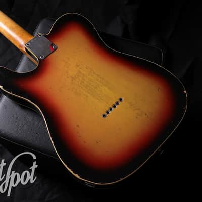 1960 Fender Custom Telecaster 3 Tone Sunburst image 12