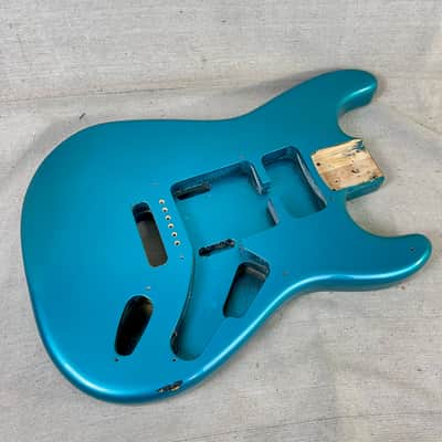 Stratocaster Body Lake Placid Blue Metallic Guitar SSS HSH HSS image 5