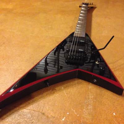 Jackson Randy Rhoads Flying V Electric Guitar 24 Shark Floyd Rose Bevel Tremolo image 5