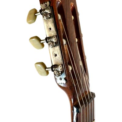 French Luthier Classical Guitar Natural 1960's image 15
