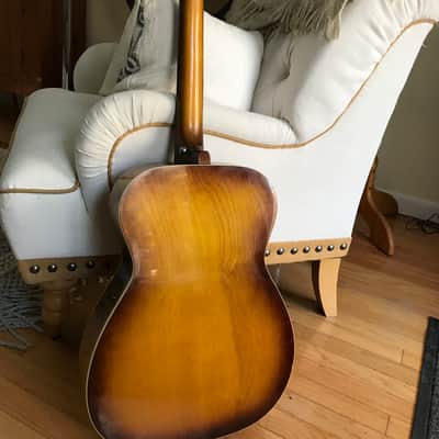 Silvertone (Harmony) 000 Acoustic Guitar image 8
