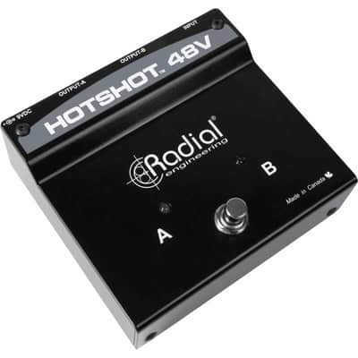 RADIAL ENGINEERING HOTSHOT-48V Sélecteurs - Bascule pour microphone statique image 2