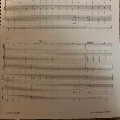 Mayday Parade - S/T - Guitar and Bass tab / tablature Book image 5