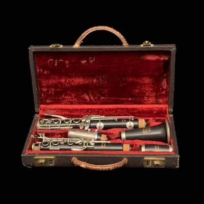 Vintage G.W. Bundy Paris Bb Wood Clarinet, Extended Boehm System, Case image 12
