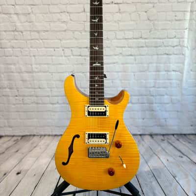 PRS SE Custom 22 Semi-Hollow Santana Yellow (2021) image 1