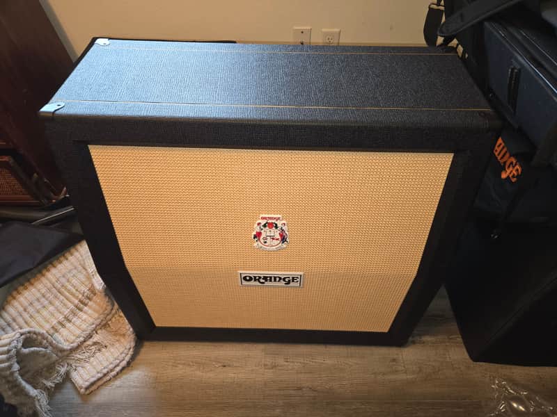 Unused Orange PPC412 240-Watt angled 4x12" Guitar Cabinet2026/ Black image 1