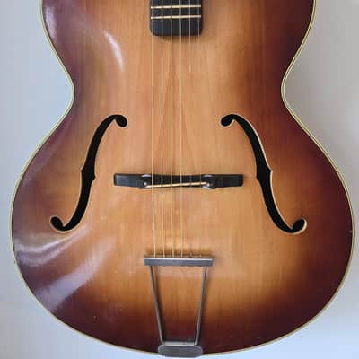 Höfner 456 German Vintage Archtop - Born on Jan 25th, 1960 - Beautiful Flamed Maple - Pro Setup (2,3mm Action) image 22