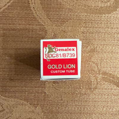 Never used Genalex Gold Lion ECC81/B739 Preamp Tube (with Matched/Balanced Triodes) image 1