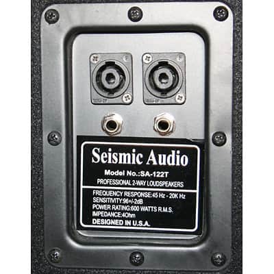 Pair Dual 12" Speakers~Pair 10" Monitors~4 Cables~PA/DJ image 4