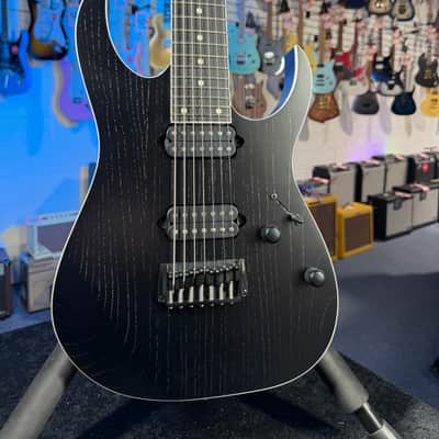 Ibanez Prestige RGR762AH 7-string Electric Guitar - Weathered Black, w/ Case, Free Plek! 870 image 2