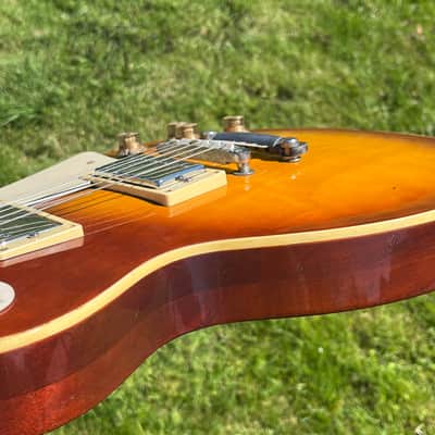 RARE 1973 Greco EG-360S Les Paul "Tobacco Burst" Pancake Body + Nylon Saddles + Alnico 2 Humbuckers (PRE-SERIAL MIJ MADE IN JAPAN Lawsuit Era) + GIG BAG image 7