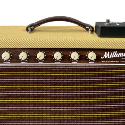 Milkman Sound Half Pint Tweed w/ Walnut Faceplate 5W w/ Attenuator Class A NEW (Authorized Dealer) image 4