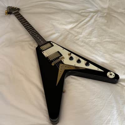 Vintage 2006 Epiphone '58 Flying V - Ebony - Made in Korea (MIK) - Free Pro Setup image 12